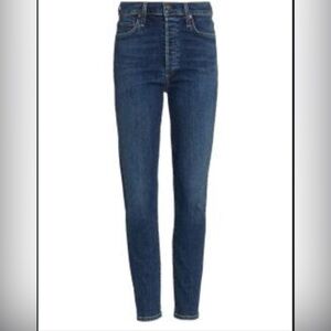 Citizens of Humanity Olivia High-Rise Slim-Fit Jeans, Size 26